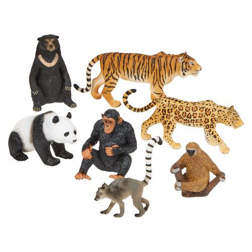 Animaux De La Jungle - 7 Figurines - Hope Education
