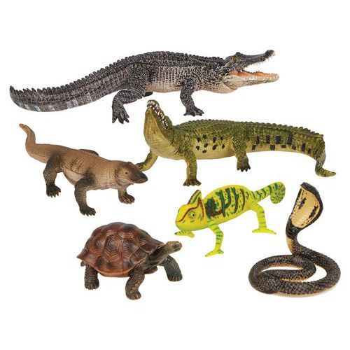 Reptiles - 6 Figurines - Hope Education