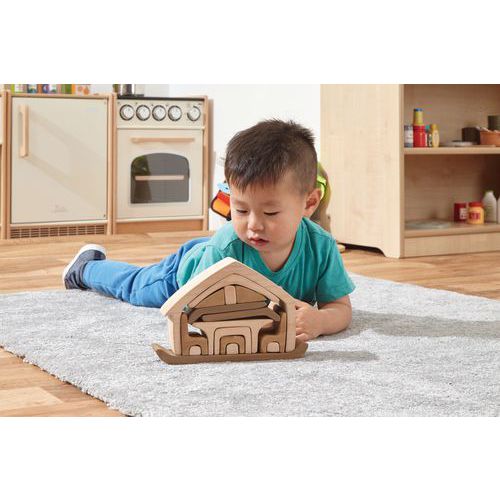 Maison En Bois - Jeu D'imagination - Hope Education