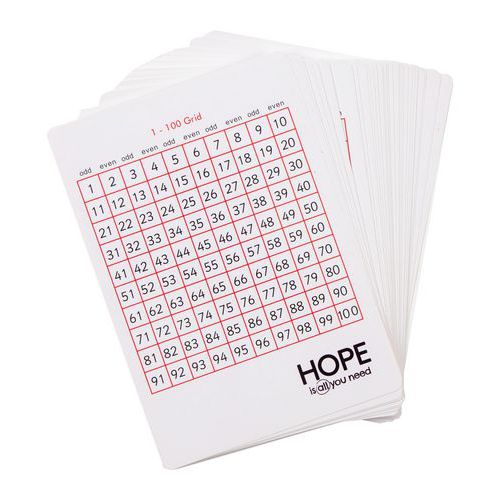 Carte recto/verso 1-100 - Hope Education