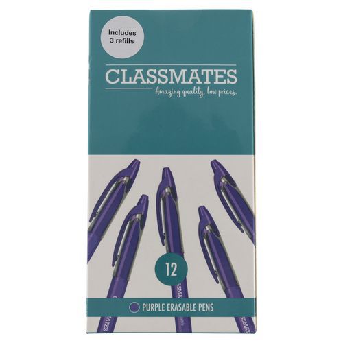 Stylo roller effaçable avec grip caoutchouté - Classmates
