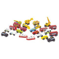 Lot de 24 véhicules en bois multicolores - BIGJIGS Toys