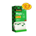 Pack ECO 12+2 Ruban invisible Scotch® Magic™, 19 mm x 33m - Scotch