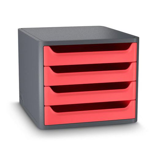 Module De Classement First 4 Tiroirs Coquelicot