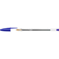 Stylo-bille Pte Moy Ø 1mm Recharg Bleu Bic Cristal