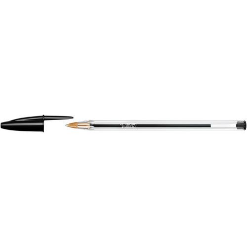 Stylo-bille Pte Moy Ø 1mm Recharg Noir Bic Cristal