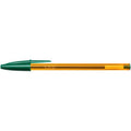 Stylo-bille Nlle Pte Fine Ø 08mm Vert Bic Cristal