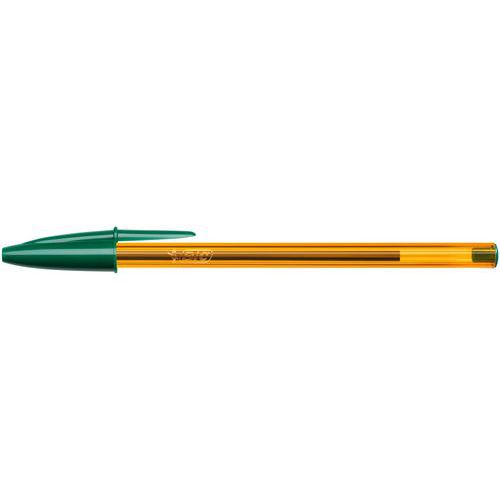 Stylo-bille Nlle Pte Fine Ø 08mm Vert Bic Cristal