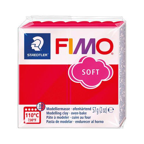 Bloc fimo 57g - rouge