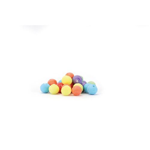 Sachet 100 boules cotillon Ø 18mm col ass