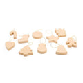 Lot 10 formes noël carton assorties à suspendre