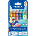 Etui 6 crayons groove triple one pastel - Lyra