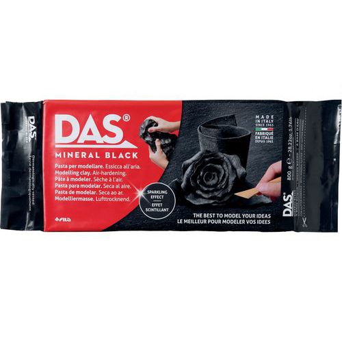 Sachet de 800 g pâte autodurcissante noire - Das