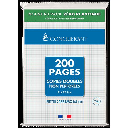 Etui 50 Cop Doubl Conq 200p 70g A4 Non Perforées 5x5