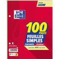 Etui 50 feuilles 100p 17X22 Seyès 80g jaune