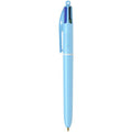 Stylo bille 4 couleurs pointe moyenne pastel - BIC