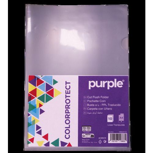 Pochette Coin Polypro Incolore 22x31 Cm