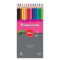 Etui 12 Crayons De Couleurs Triangulaires Mine 32 Mm