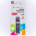 Etui 24 mines 0,7 mm - Desk & Day