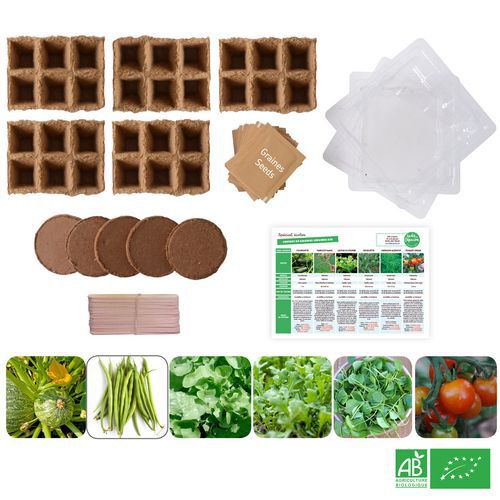 Coffret De Sachets Graines Bio