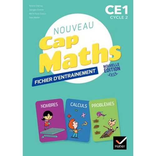 Cap Maths Ce1 Fichier + Cahier Géométrie + Livret Problèmes