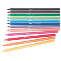 Etui de 12 crayons couleurs 18 cm résine - Pichon