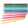 Schoolpack 144 crayons couleurs 18 cm résine - Pichon