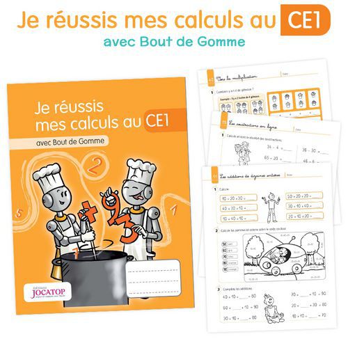 Je Réussis Mes Calculs Au Ce1 Cahier (6032)