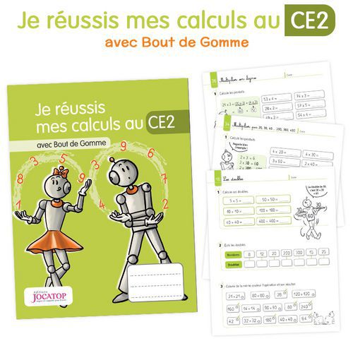 Je Réussis Mes Calculs Au Ce2 Cahier (6034)