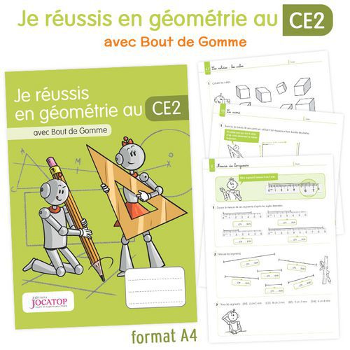 Je Réussis En Géométrie Au Ce2 Cahier (6044)