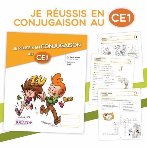 Je Réussis En Conjugaison Ce1 Cahier (6020)
