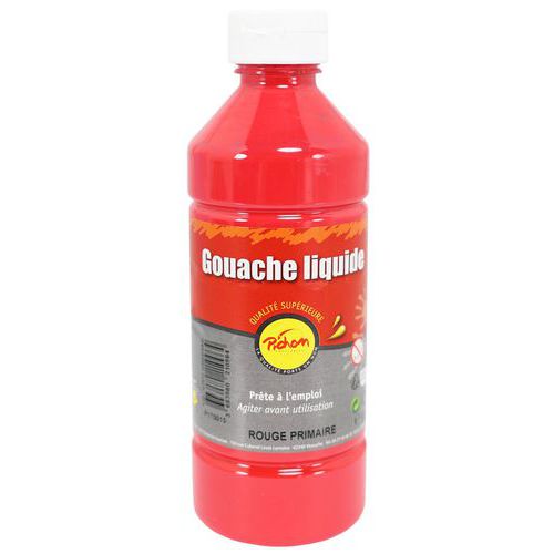 Flacon gouache liquide 500ml pichon bec verseur - magenta
