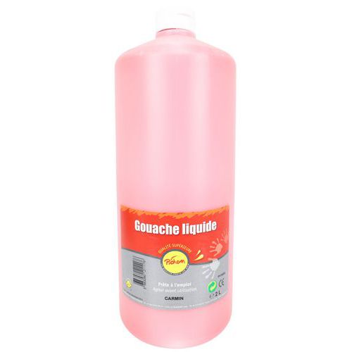 Flacon 2l Gouache Pichon Bec Verseur - Carmin