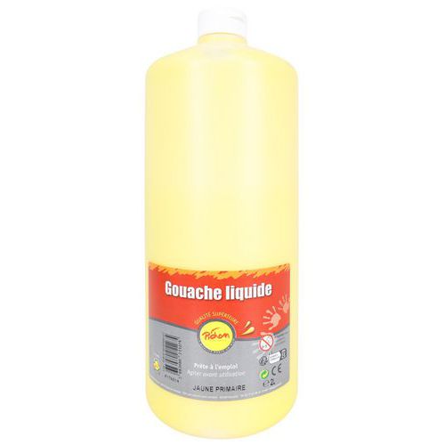 Flacon 2l Gouache Pichon Bec Verseur - Jaune Primaire