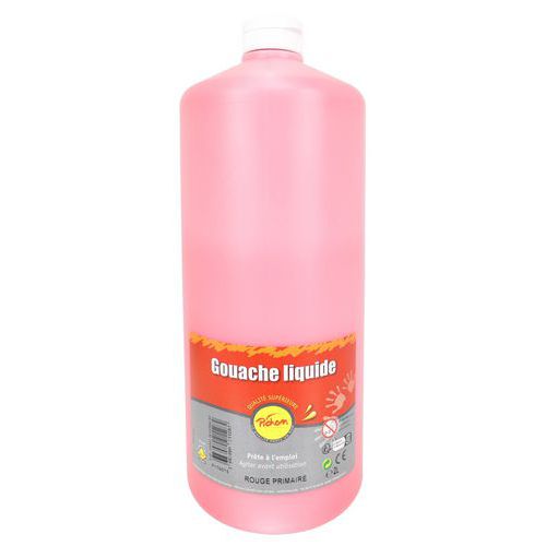 Flacon 2L gouache pichon bec verseur - rouge primaire (magenta)