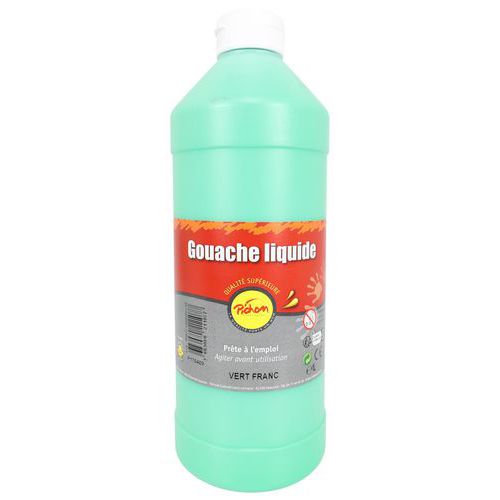 Flacon 1l Gouache Pichon Bec Verseur - Vert Franc