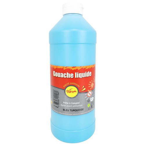 Flacon 1l Gouache Pichon Bec Verseur - Bleu Turquoise