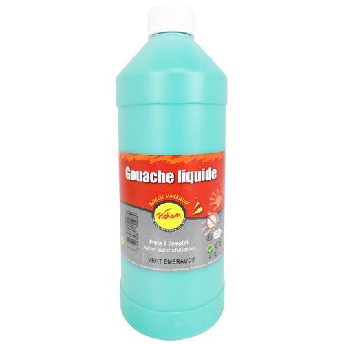 Flacon 1l Gouache Pichon Bec Verseur - Vert Émeraude