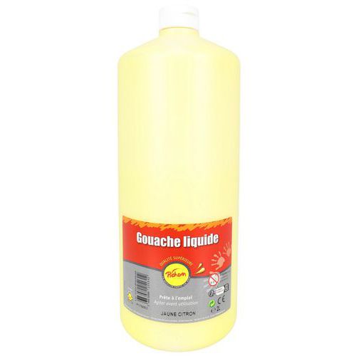 Flacon 2l Gouache Pichon Bec Verseur - Jaune Citron
