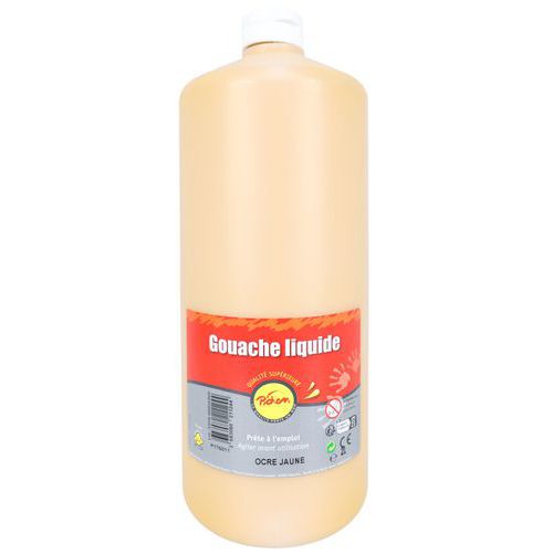 Flacon 2L gouache pichon bec verseur - ocre jaune