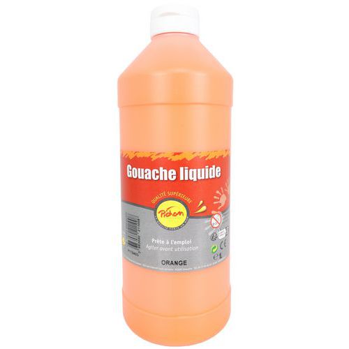 Flacon 1l Gouache Pichon Bec Verseur - Orange