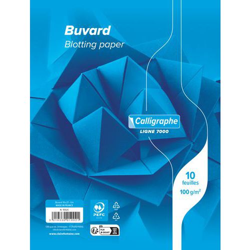 Buvard 16x21 Blanc 100g