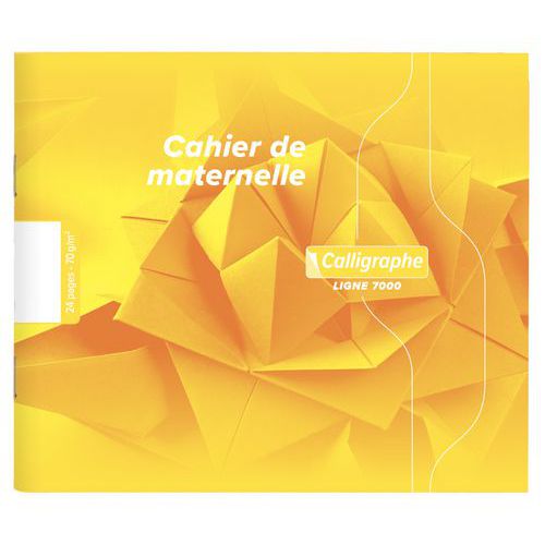 7000, Cahier à l'italienne piqué 17x14,7 24p uni 70g