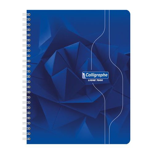 Cahier Reliure Hélicoïdale 17x22 Cm 180 Pages 5x5 70g