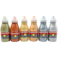 Assortiment De 6 Flacons 250 Ml. Gouache Métal Pichon