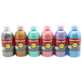 Boîte 6 Flacons 250ml Gouache Nacrée Pichon