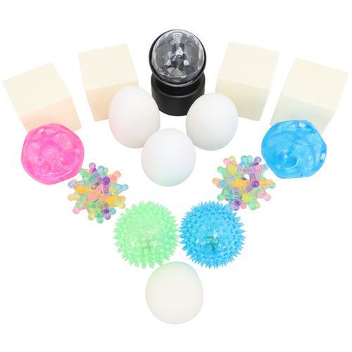Lot de 10 Kit de fidgets phosphorescents - 10 pièces - LDA