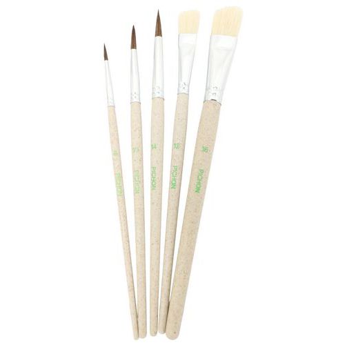 Kit 80 pinceaux plastique recyclé n°2 - Pichon