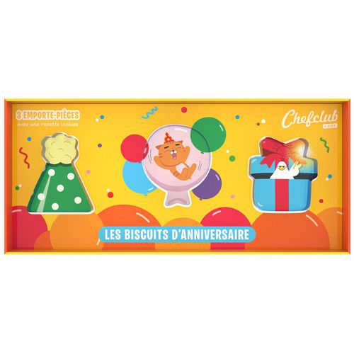 Emporte-pièces les biscuits d'anniversaire