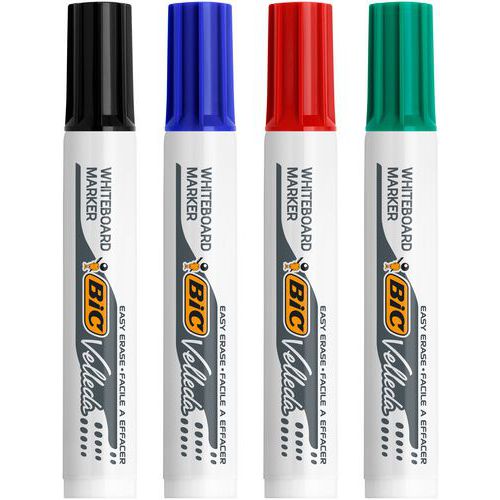 Marqueur Velleda pointe ogive encre à base d'Ester - Bic
